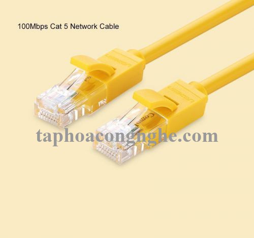 Ugreen 60815 15M màu Vàng Cáp mạng LAN CAT5E UTP NW103 30060815